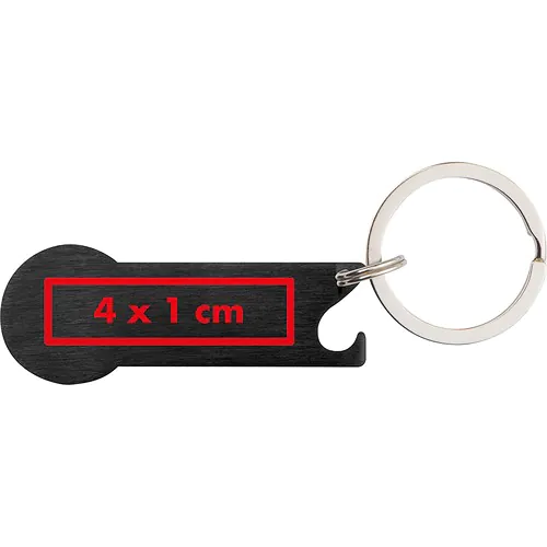 Sleutelhanger met winkelwagenmunt Stickit