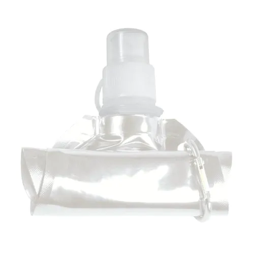 Borraccia in PE/PET BPA free ripiegabile (480ml), con moschettone Borraccia in PE/PET BPA free ripiegabile (480ml), con moschettone