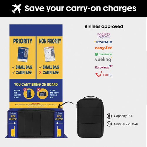 Armond Aware™ RPET Free On Board travel pack Armond Aware™ RPET Free On Board travel pack