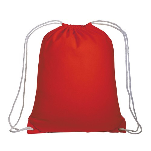 135 g/m2 cotton backpack with drawstring closure