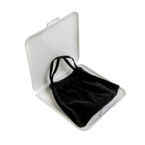 Etui porte-masque en PP avec traitement anti-bactérienne. ISO 22196