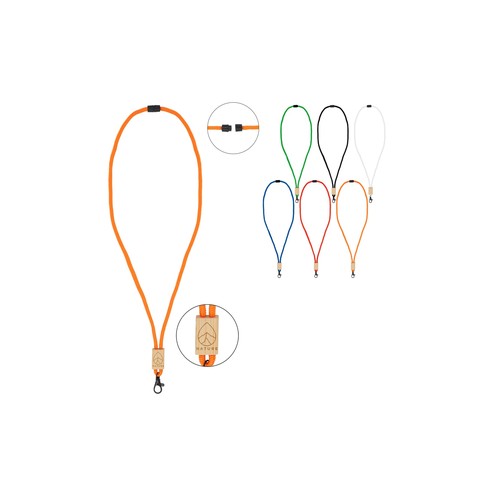 R-PET paracord lanyard