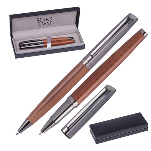 Mark Twain wooden writing set KATRINA Mark Twain wooden writing set KATRINA