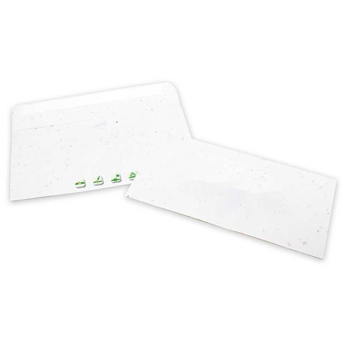 Enveloppe longue en papier de graines - Avec marquage digital