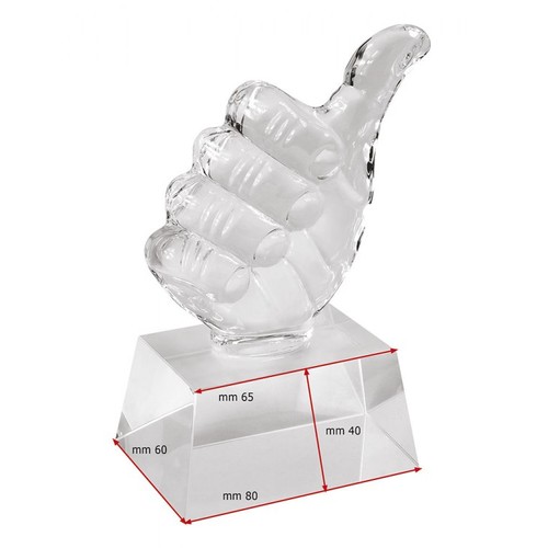 TROPHY THUMB 65X85 MM