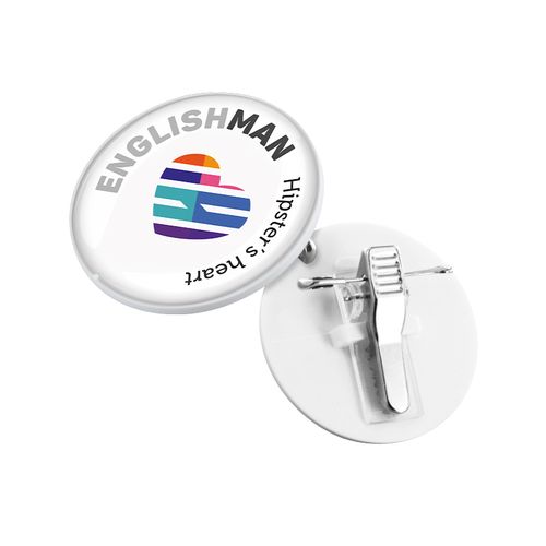 BADGE WITH PIN/CLIP