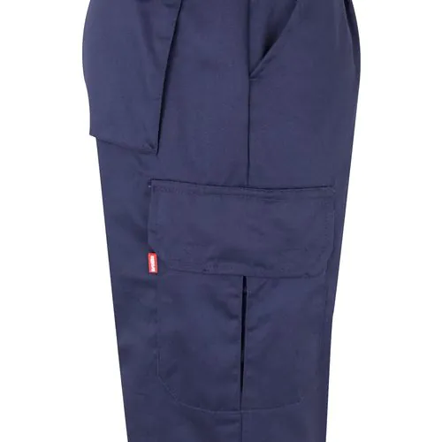 VL POSEIDON. Two-tone multi-pocket twill trousers (210g/m²), in cotton (20%) and polyester (80%)