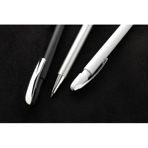 Stylo à clip métallique en ABS recyclé GRS Glide