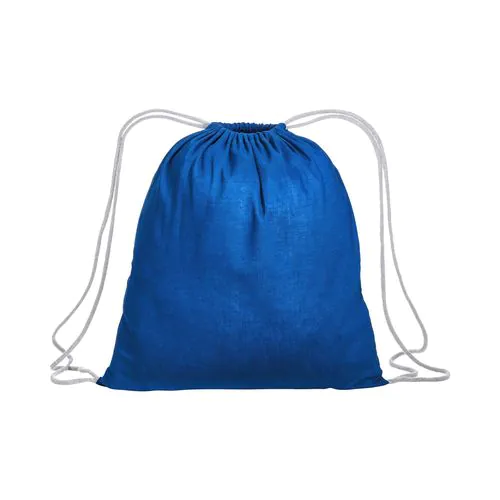 Backpack made of 120 g/m2 cotton, with choke closure. It is OEKO-TEX® certified. Backpack made of 120 g/m2 cotton, with choke closure. It is OEKO-TEX® certified.