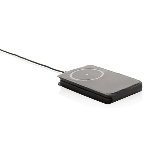 Chargeur magnétique 15W en PU recyclé RCS Swiss Peak Chargeur magnétique 15W en PU recyclé RCS Swiss Peak