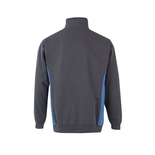 VL SVAROG. Sweat bicolore en éponge (260g/m²), en polyester (65%) et coton (35%)