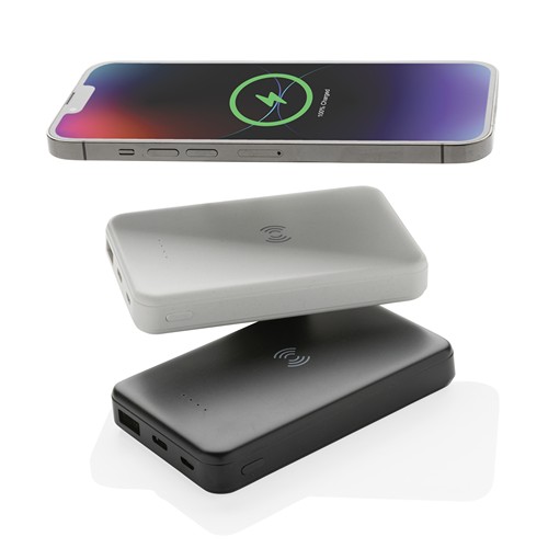 RCS recycled plastic 5.000 mAh 5W wireless powerbank RCS recycled plastic 5.000 mAh 5W wireless powerbank