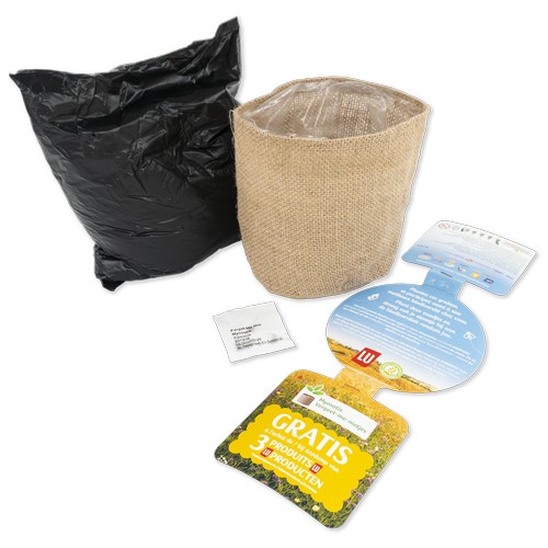 Growing kit - Jute bag (personalized)