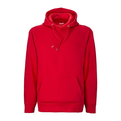 Felpa con cappuccio 100% tessuto rigenerato