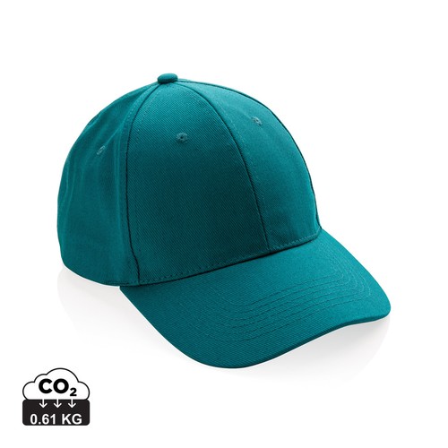 Impact AWARE™ 6 panel 280gr gerecycled katoenen cap Impact AWARE™ 6 panel 280gr gerecycled katoenen cap