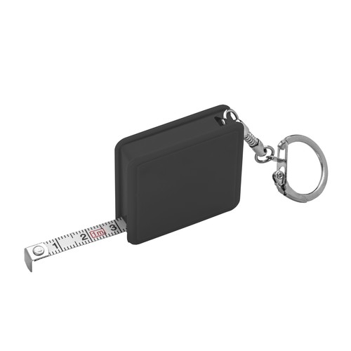 Key ring with retractable flexible tape measure, 1 m Key ring with retractable flexible tape measure, 1 m