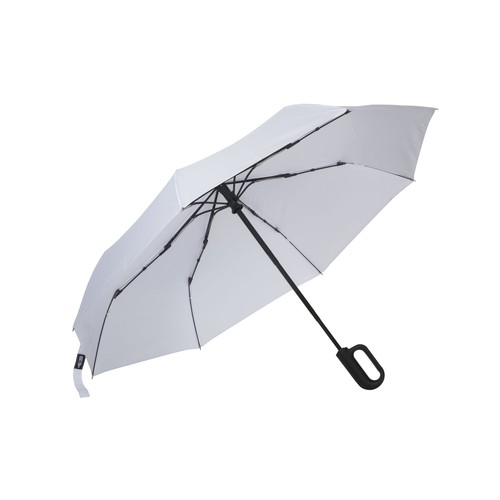Parapluie automatique en R-PET avec poignée à mousqueton Parapluie automatique en R-PET avec poignée à mousqueton