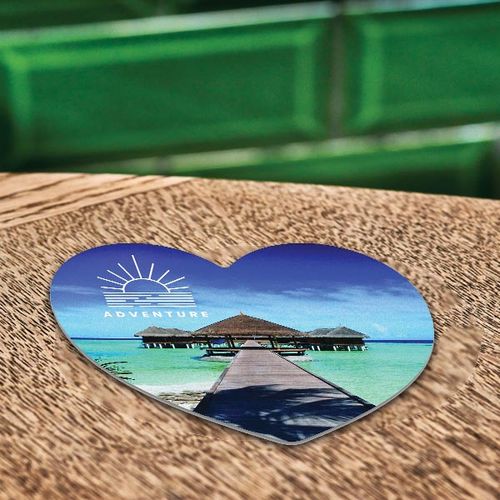 Heart Shaped Premium Beer Mat Heart Shaped Premium Beer Mat
