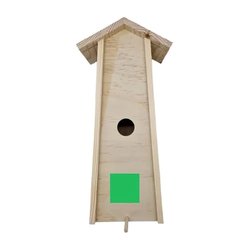 Wine box with sliding lid birdhouse 1 compartment Wine box with sliding lid birdhouse 1 compartment