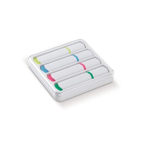 Tekstmarkers set van 4 Tekstmarkers set van 4