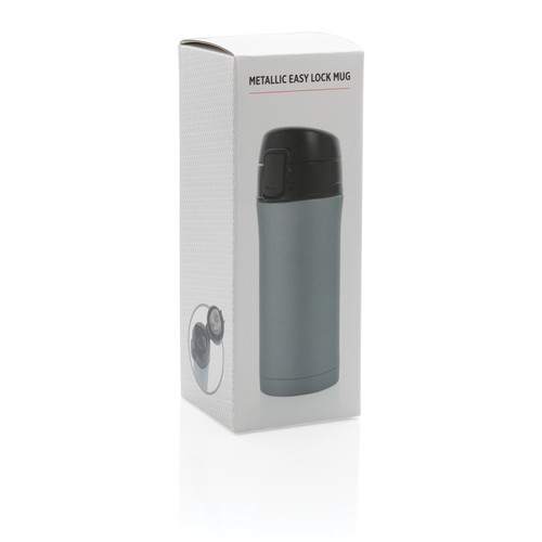 Metallic easy lock vacuum mug Metallic easy lock vacuum mug