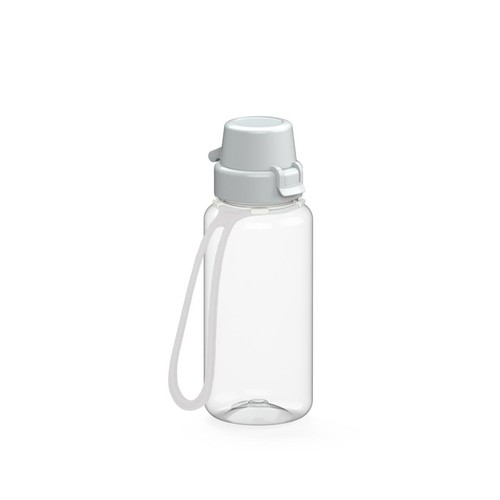 Gourde "School" transparente incl. attache, 0,4 l Gourde "School" transparente incl. attache, 0,4 l