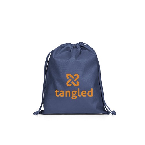 GIFT BAG M. Średniej wielkości torba typu plecak, wykonana z materiału włókninowego (60 g/m²)