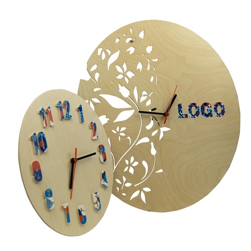 CUSTOMIZABLE WOODEN WALL CLOCK 30CM