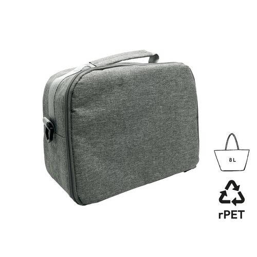 Insulated bento bag 'Matsue', RPET heather grey Insulated bento bag 'Matsue', RPET heather grey