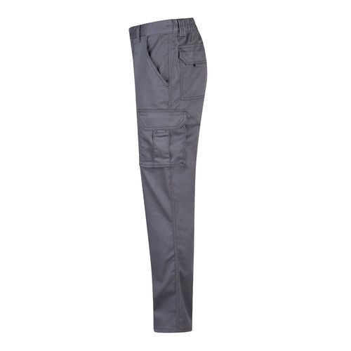 VL PAN. Pantalon stretch, multipoches (290g/m²), en coton (46%), EME (38%) et polyester (16%)