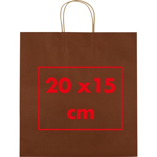 Borsa grande in carta riciclata con due maniglie GUS Borsa grande in carta riciclata con due maniglie GUS