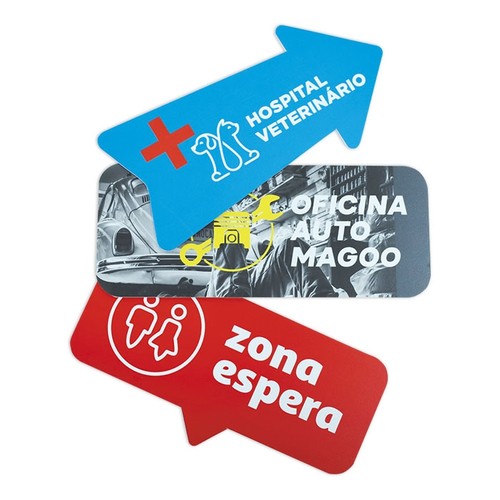 20X10CM SIGNAGE IN 3MM PVC CUSTOMIZABLE 20X10CM SIGNAGE IN 3MM PVC CUSTOMIZABLE