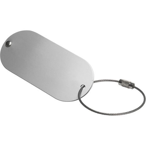 Aluminium luggage tag Isa Aluminium luggage tag Isa