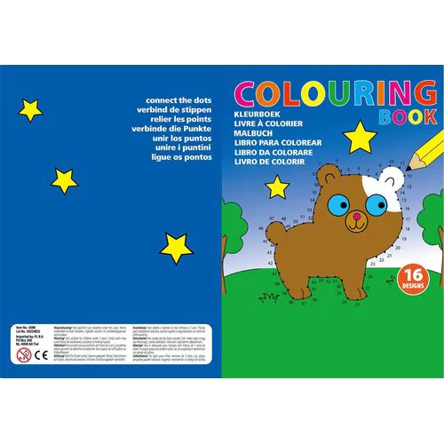 Kartonnen kleurboek Constanze Kartonnen kleurboek Constanze