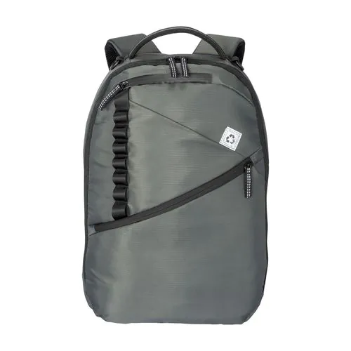 Laptop backpack in recycled PET