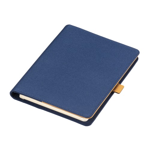 A5 block binder made of R-PET with metal hook closure A5 block binder made of R-PET with metal hook closure