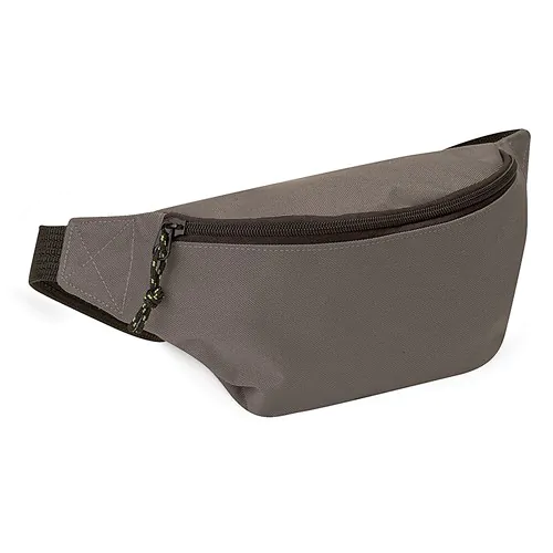 2 POCKET WAIST BAG IN 600D POLYESTER