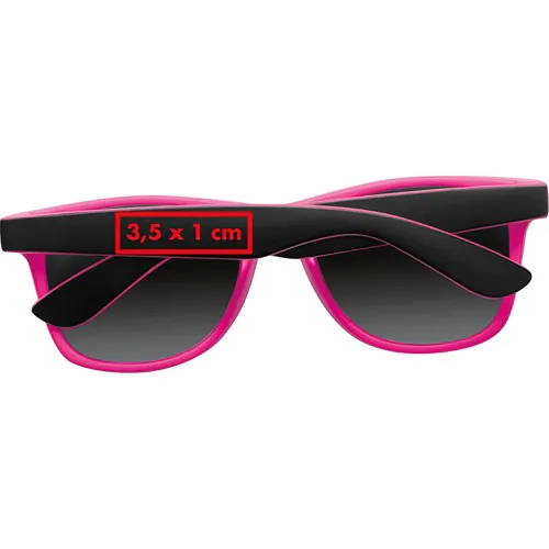 Bicoloured sunglasses with mirrored lenses Bicoloured sunglasses with mirrored lenses