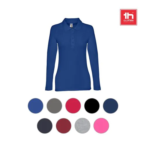 THC BERN WOMEN. Polo a manica lunga da donna