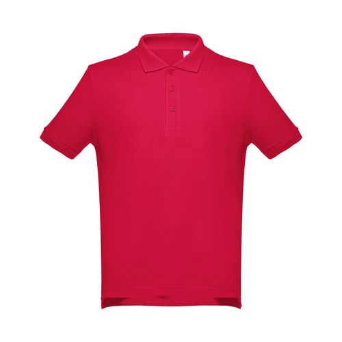 THC ADAM. Polo da uomo in cotone a maniche corte