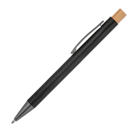 pen made from recycled aluminium with bamboo pusher