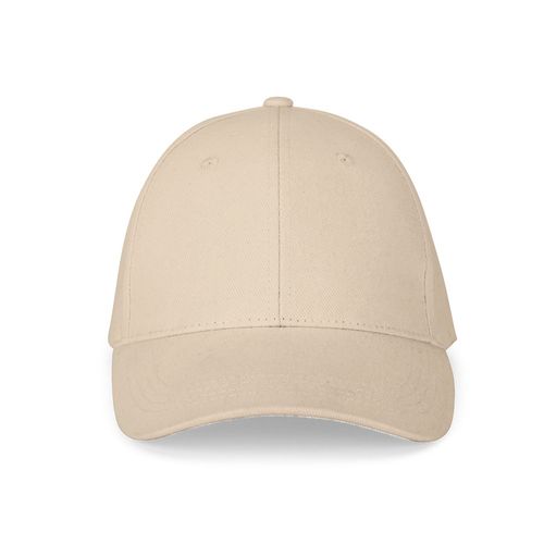 NATHAN. Gorra 100% algodón (260 g/m²) con 6 paneles