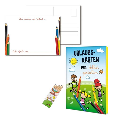 Postcard Set - individual - digital printing 4/0-c