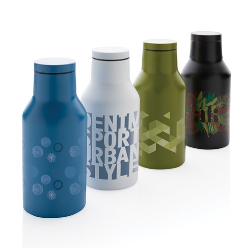 Bouteille isotherme compacte 300ml en acier inoxydable recyc Bouteille isotherme compacte 300ml en acier inoxydable recyc