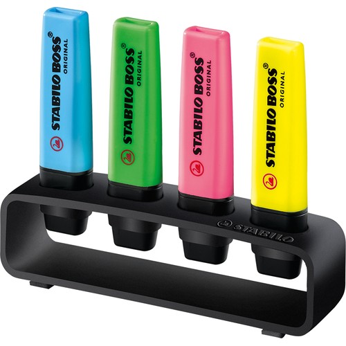 STABILO BOSS ORIGINAL Desk-Set for 4 highlighter