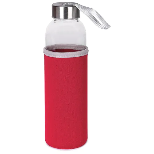 BOUTEILLE 500 ML EN VERRE AVEC ÉTUI EN NÉOPRÈNE