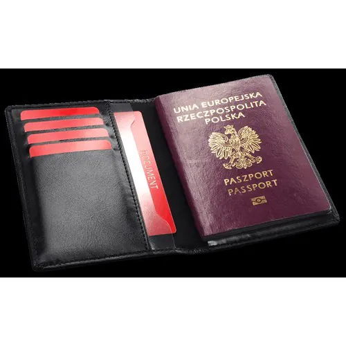 Custodia per passaporto con blocco RFID Custodia per passaporto con blocco RFID