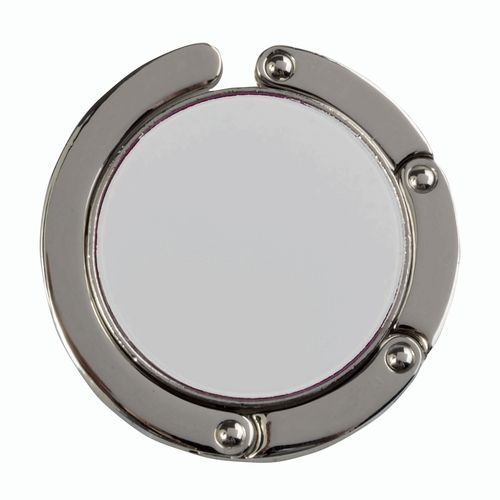 Cuelgabolsos de metal.