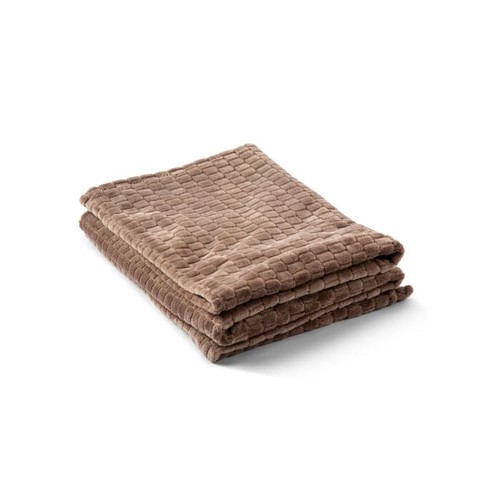 Kosta Linnewafveri Fleece Plaid Jaquard 130x170 cm Kosta Linnewafveri Fleece Plaid Jaquard 130x170 cm