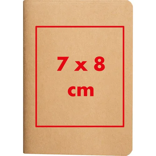 Carnet format B7 en papier recyclé Carnet format B7 en papier recyclé